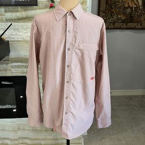 Ex Officio Air Strip Long Sleeve Breathable Button Down Shirt. Size S/P(40M)